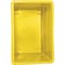 Global Industrial 20 Bushel Plastic Bulk Box Truck, Steel Chassis Base, Yellow, 50-2/5L x 34-3/5W x 35-3/5H 800316YL - alternate 3